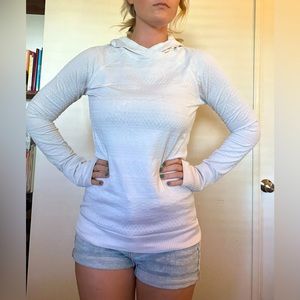 Lululemon light long sleeve jacket with hoodie
